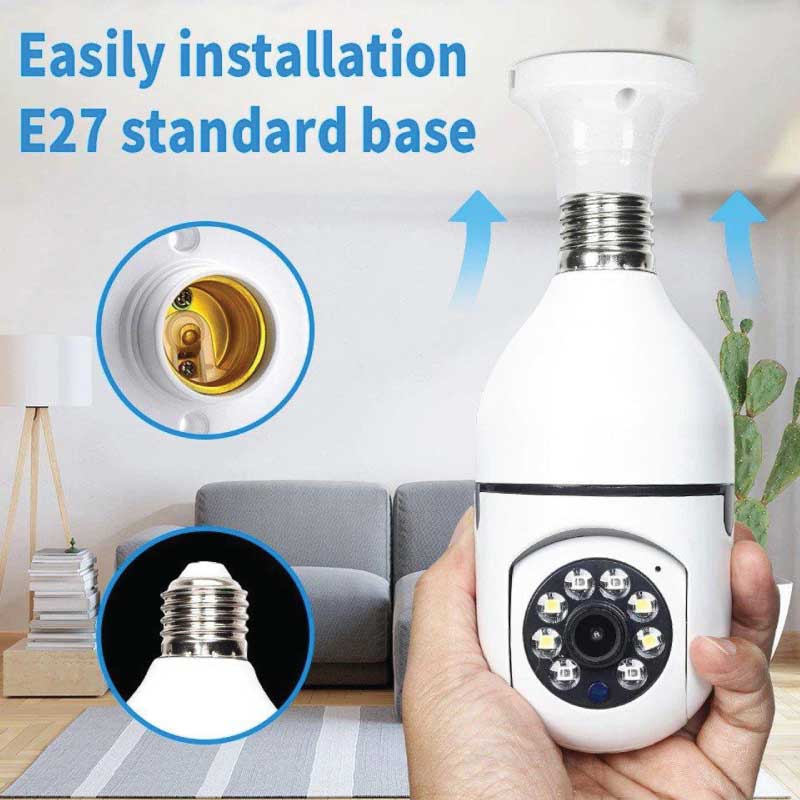 WiFi Panorama Camera PTZ Bulb