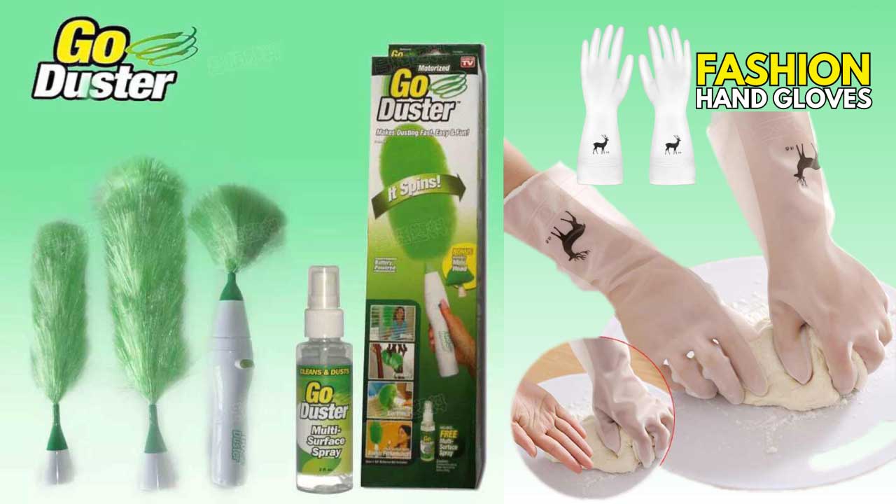 GO DUSTER+2pcs HAND GLOVE Package